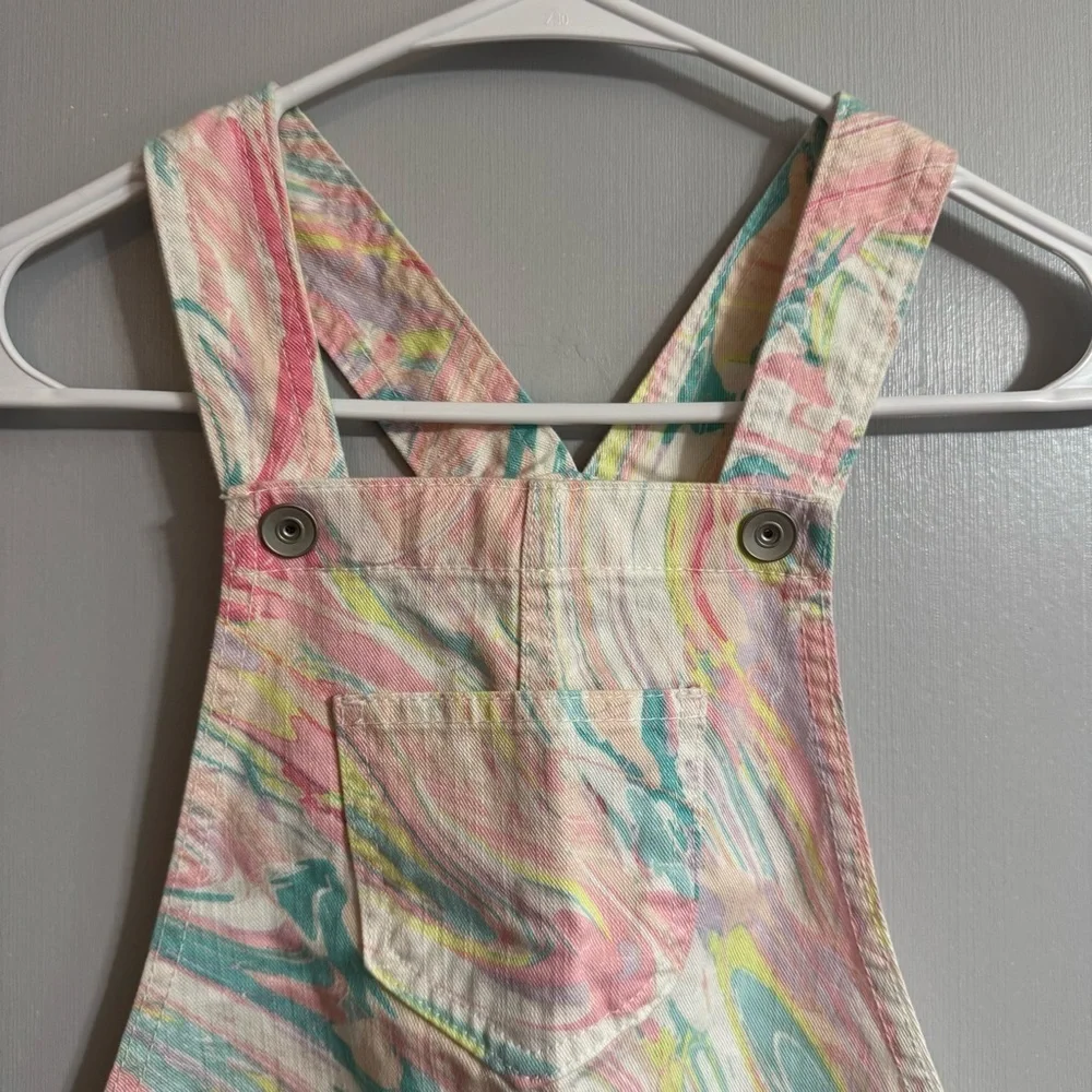 The Children's Place Overalls Size 8 in Pink and White
